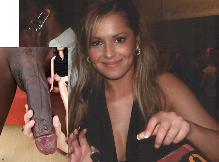 22P Cheryl Cole Black Cock 2