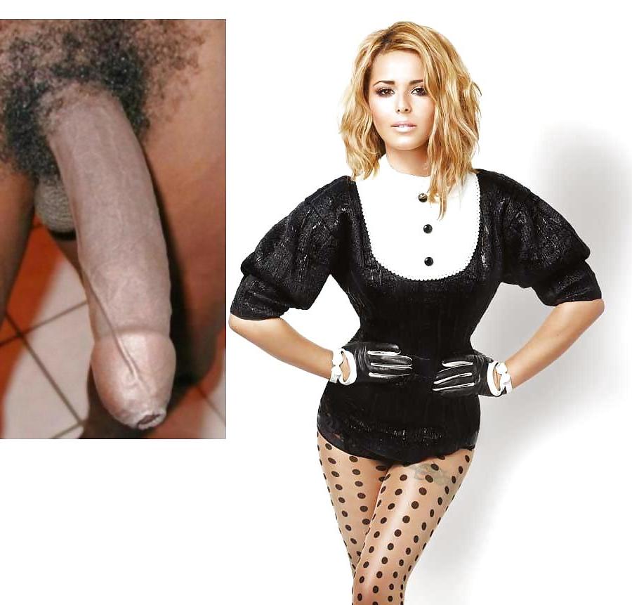 22P Cheryl Cole Black Cock 2