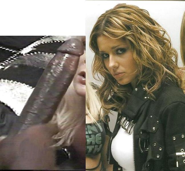 22P Cheryl Cole Black Cock 2