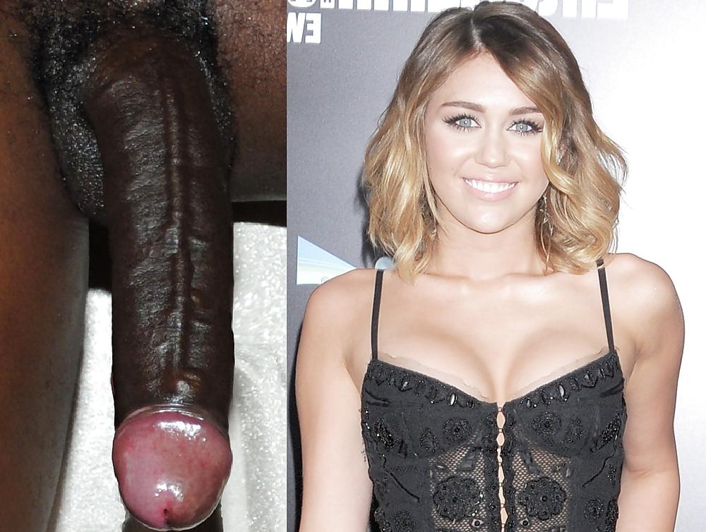 20P Miley Cyrus Black Cock