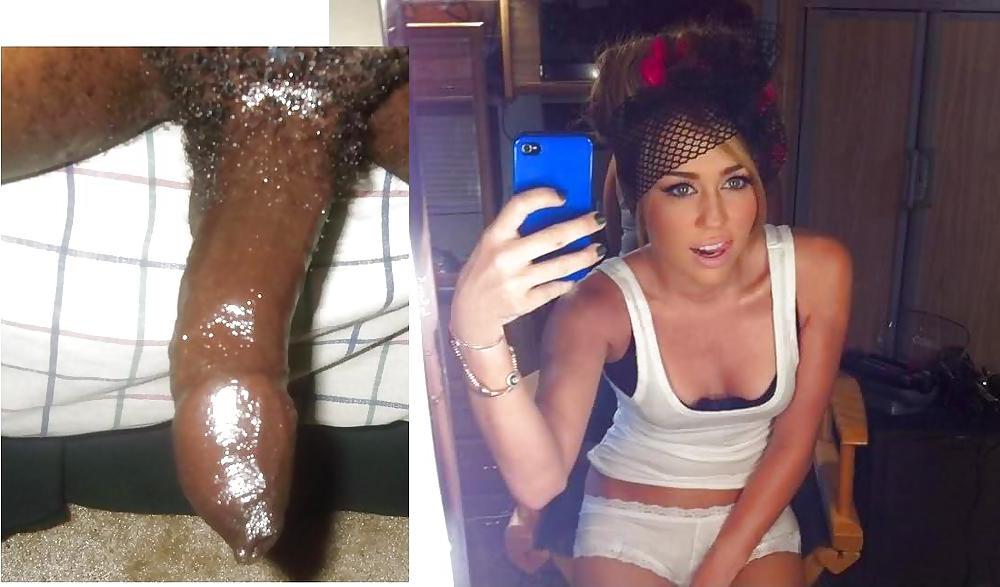 20P Miley Cyrus Black Cock