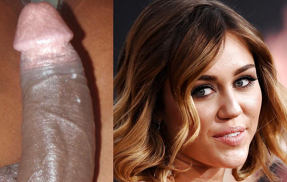 20P Miley Cyrus Black Cock