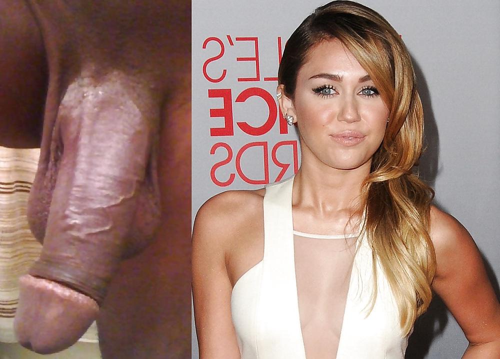 20P Miley Cyrus Black Cock