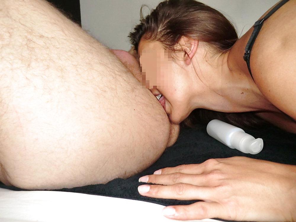 15P Rimming Asslicking prostate milking fingering him & Blowjob