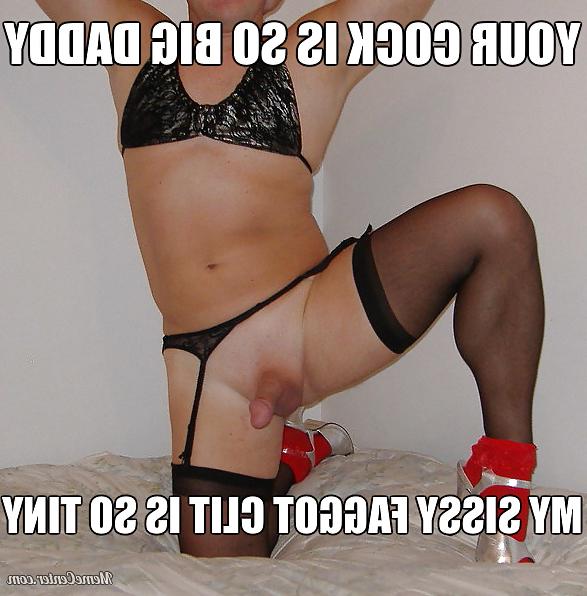7P Sissy Faggot Rachel with a tiny sissy clit