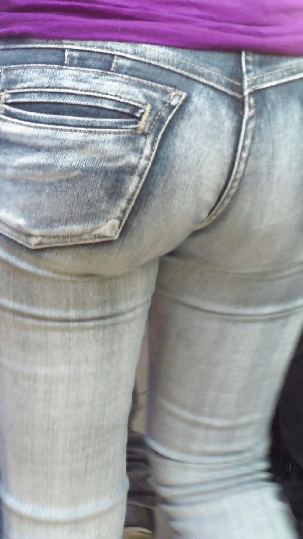 25P Popular teen girls butt & ass in jeans part 2