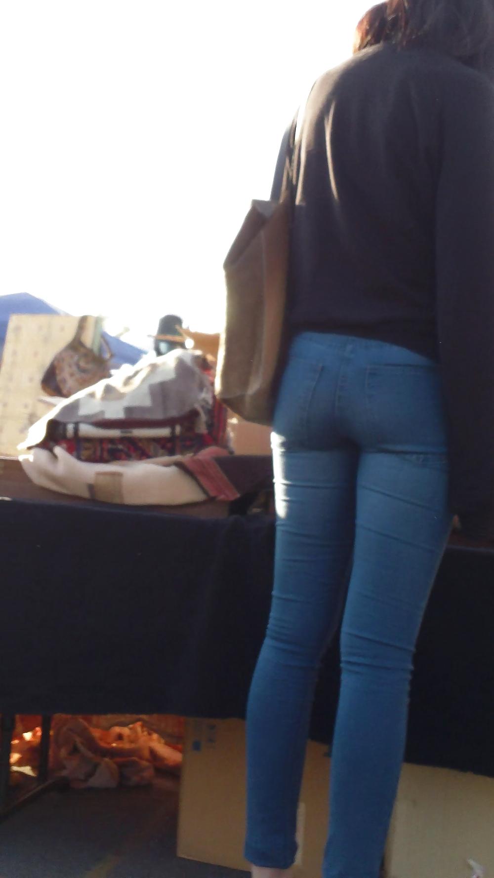 25P Popular teen girls butt & ass in jeans part 2
