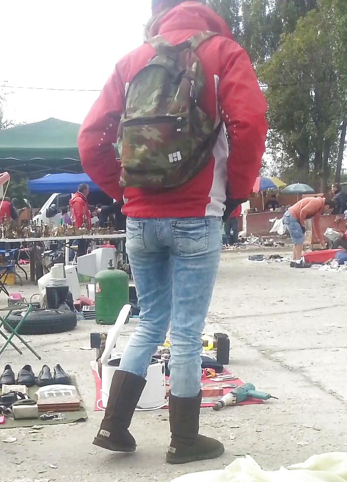5P Ass blonde romanian