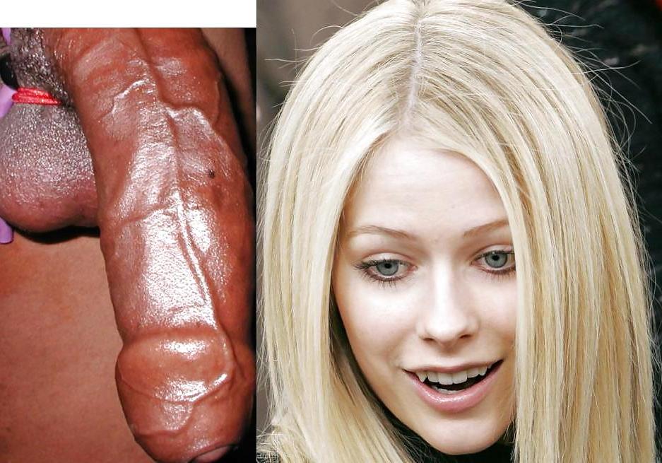 20P Avril Lavigne Black Cock