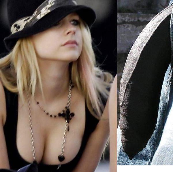 20P Avril Lavigne Black Cock