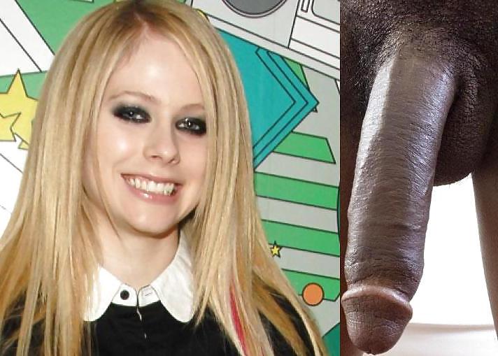 20P Avril Lavigne Black Cock