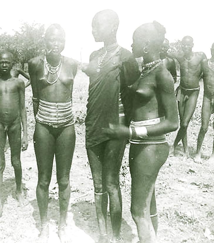 25P Naive native nudity captured in colonial times