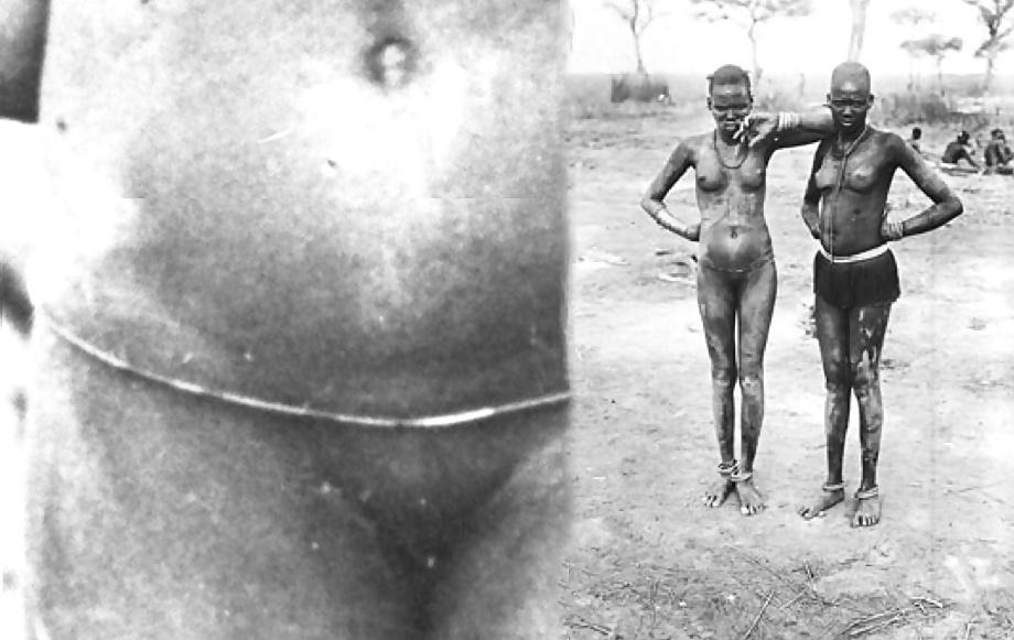 25P Naive native nudity captured in colonial times