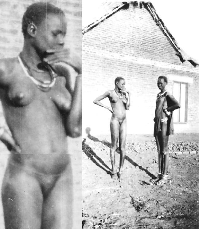 25P Naive native nudity captured in colonial times