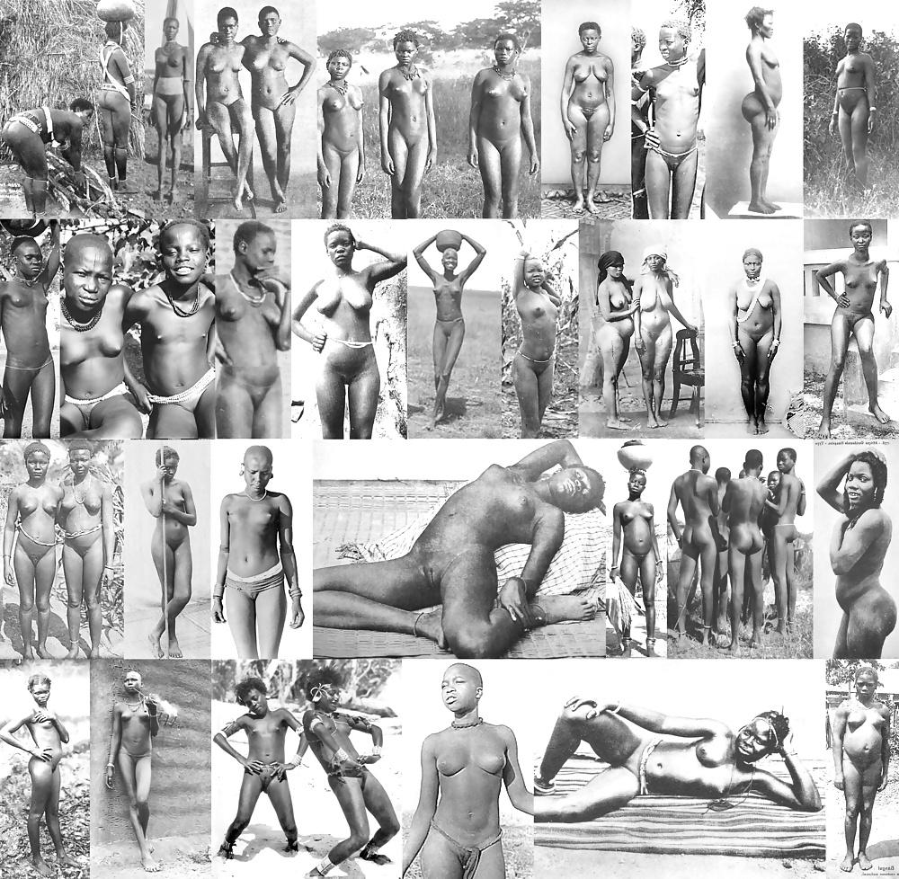25P Naive native nudity captured in colonial times