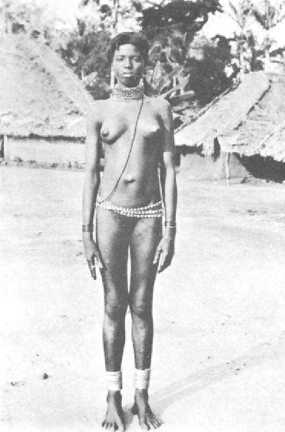 25P Naive native nudity captured in colonial times