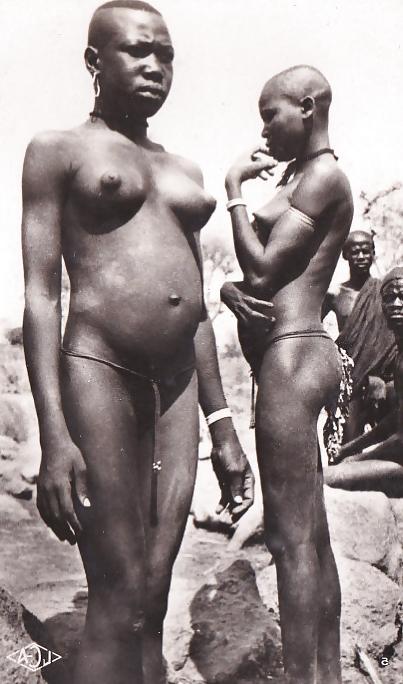 25P Naive native nudity captured in colonial times