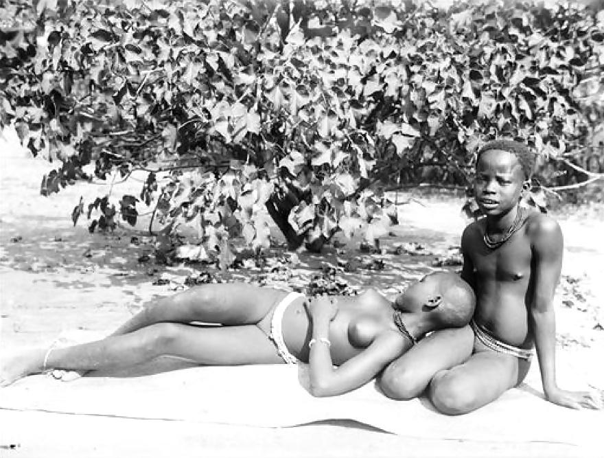 25P Naive native nudity captured in colonial times