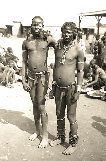 25P Naive native nudity captured in colonial times