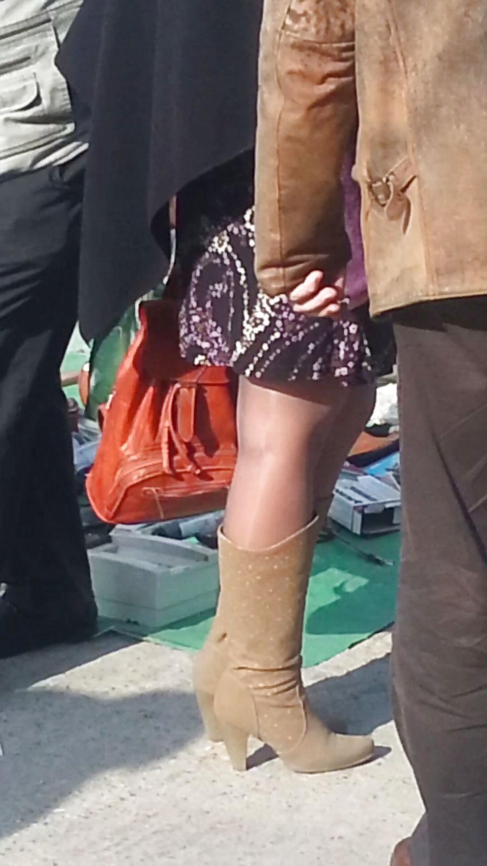 6P Hot hot feet skirt romanian