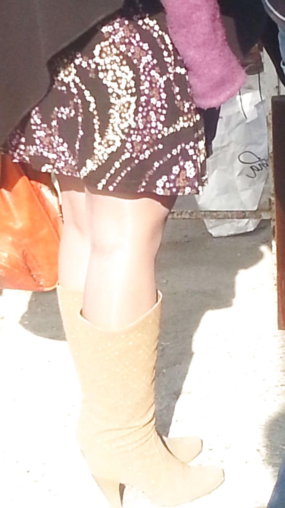 6P Hot hot feet skirt romanian