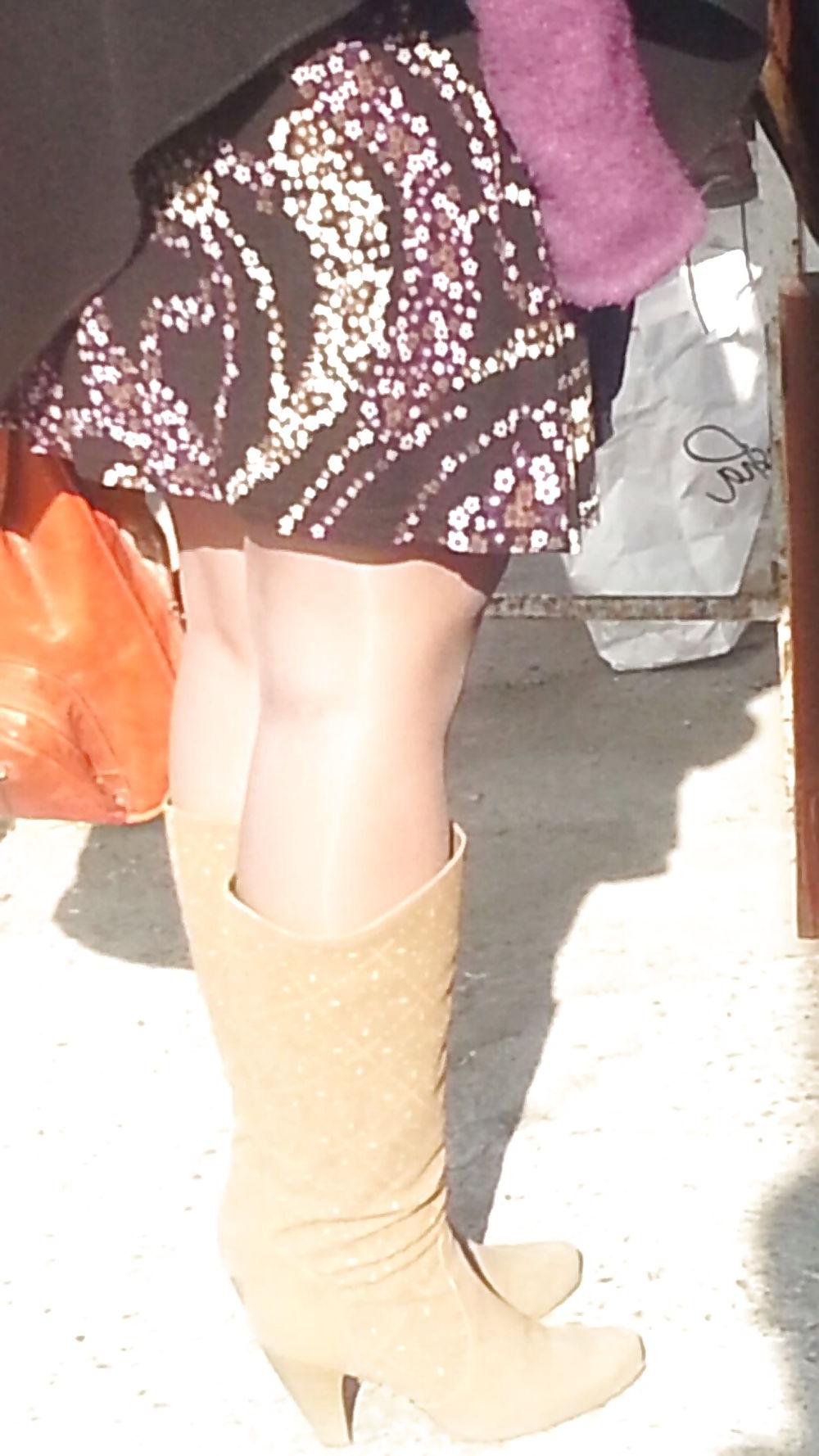 6P Hot hot feet skirt romanian