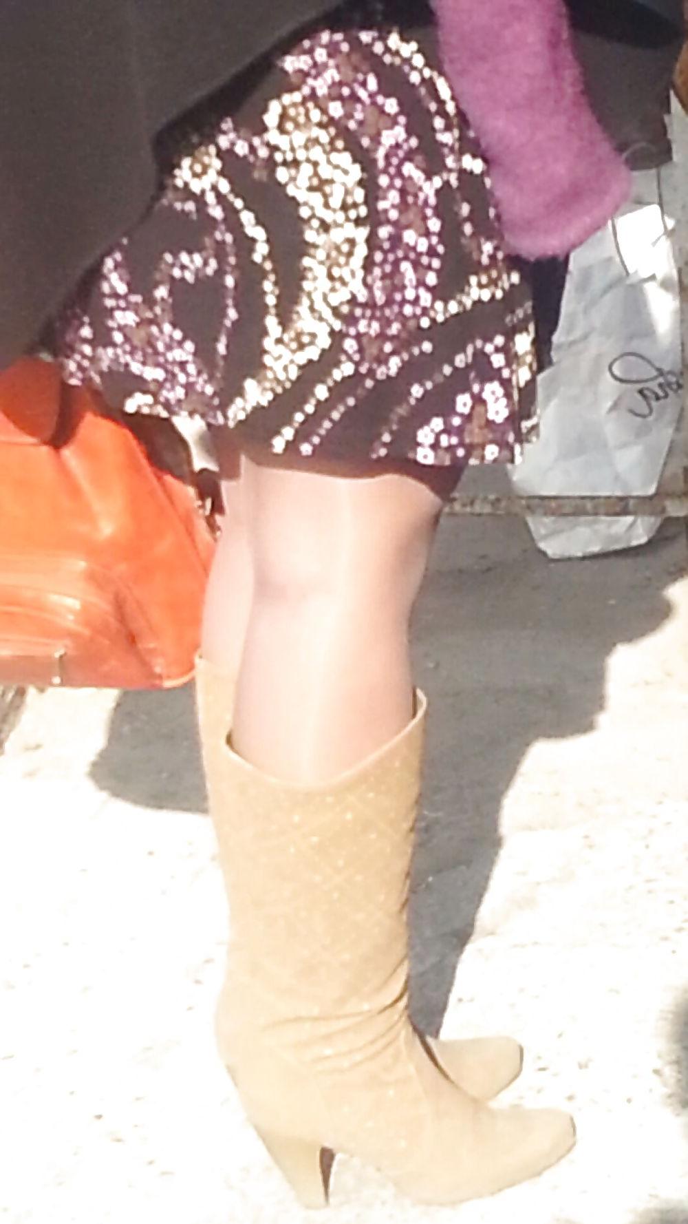 6P Hot hot feet skirt romanian