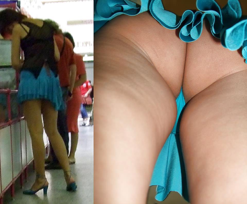 25P Voyeur under skirts