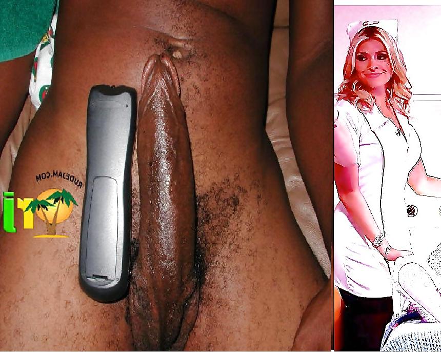 25P Holly willoughby, black cock 