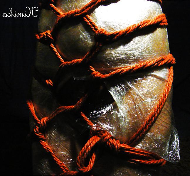 13P Wrap film and self rope bondage