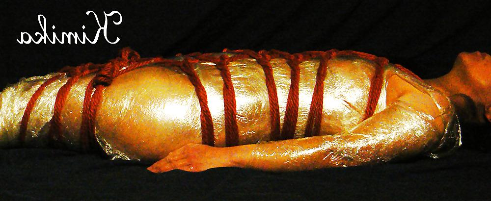 13P Wrap film and self rope bondage