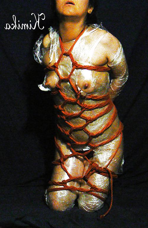 13P Wrap film and self rope bondage