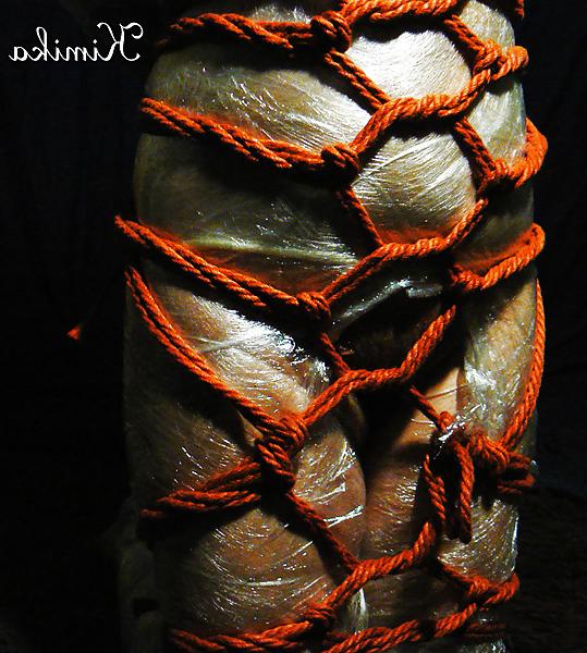 13P Wrap film and self rope bondage