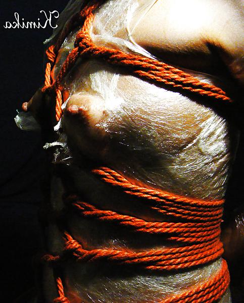 13P Wrap film and self rope bondage
