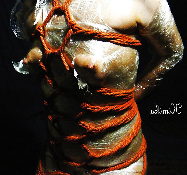 13P Wrap film and self rope bondage
