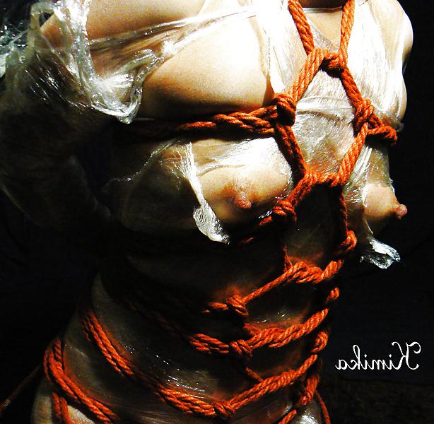 13P Wrap film and self rope bondage