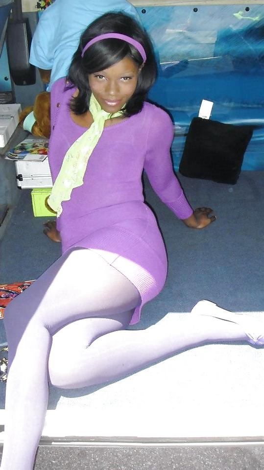 15P Ebony Girls Pantyhose and Tights
