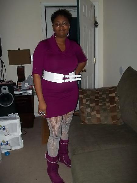 25P Ebony Babes Wearing White Stockings & Pantyhose