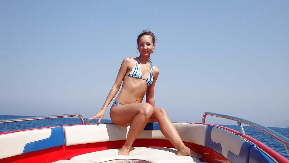 9P Russian girl antalya holidays