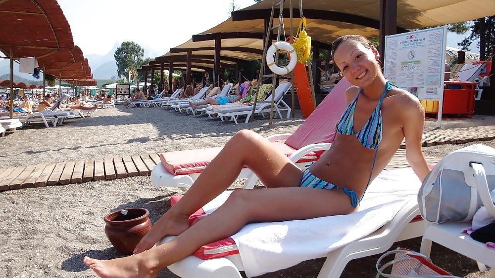 9P Russian girl antalya holidays