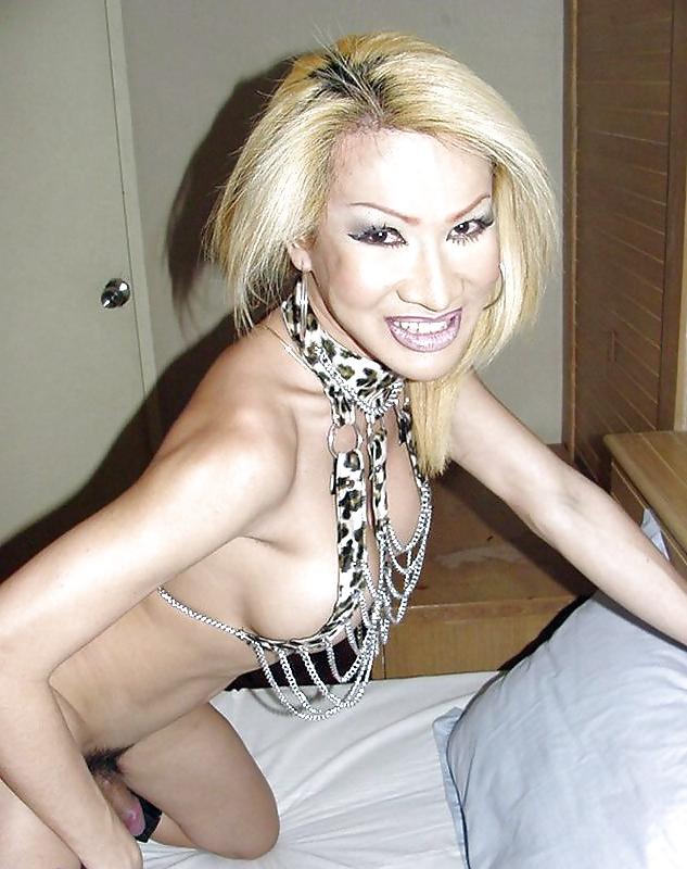 25P Blond Ladyboy Kiki from Bangkok