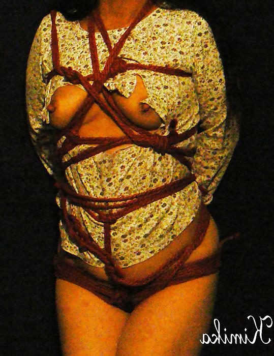 17P Kimika self rope bondage