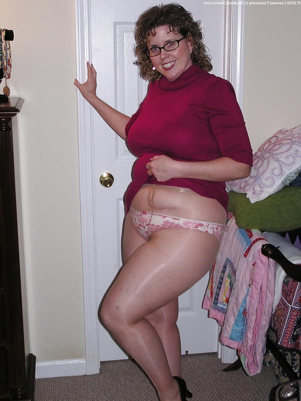 24P Granny pantyhose tights