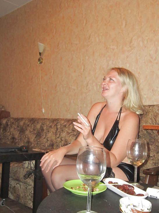 13P Blonde Milf Sucking Big Russian Cock