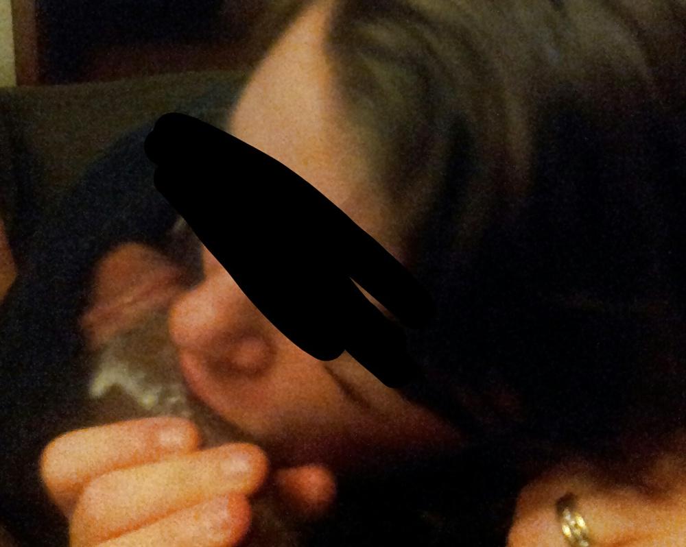 7P My fiancee sucking my black cock
