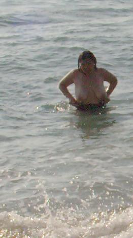 25P Asian wife big tits in swimsuit 