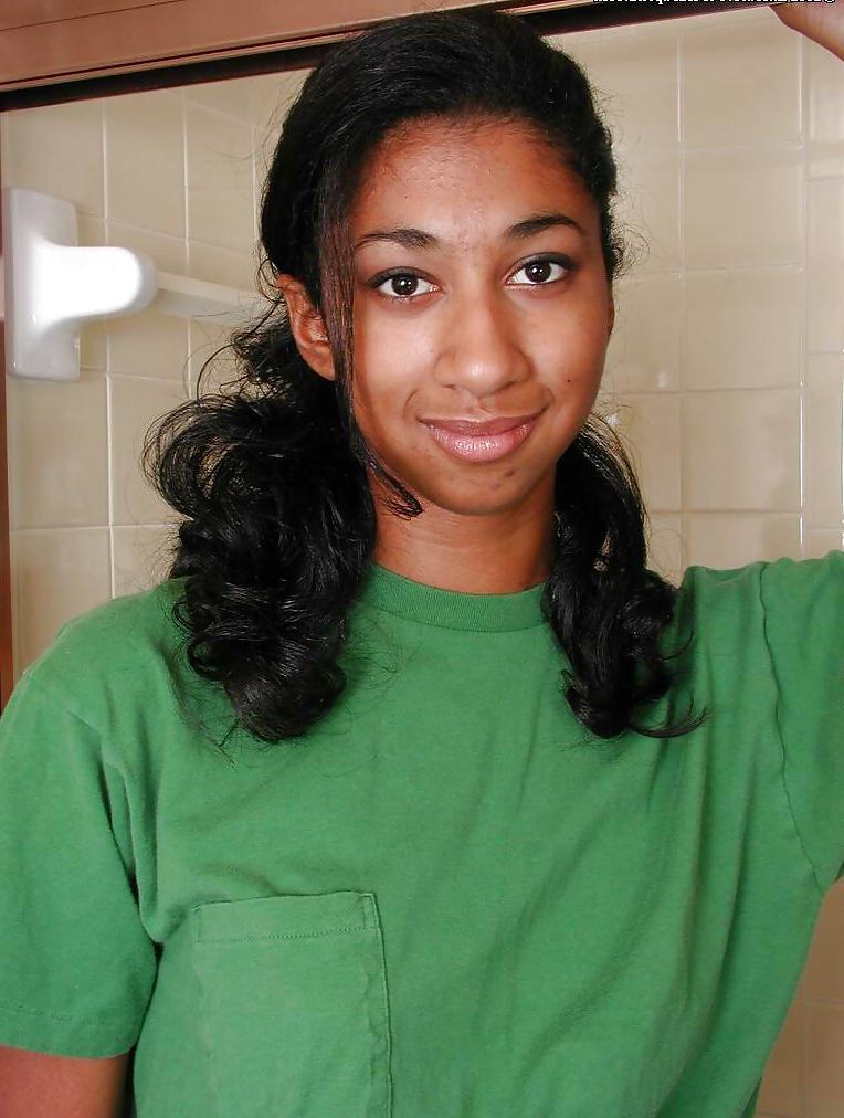 12P Cute hairy Ebony Teen Melissa