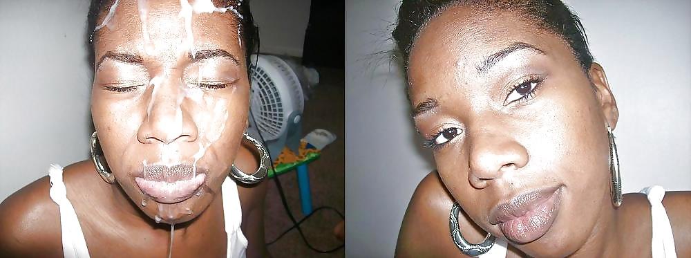 25P Ebony facial queen Naomi