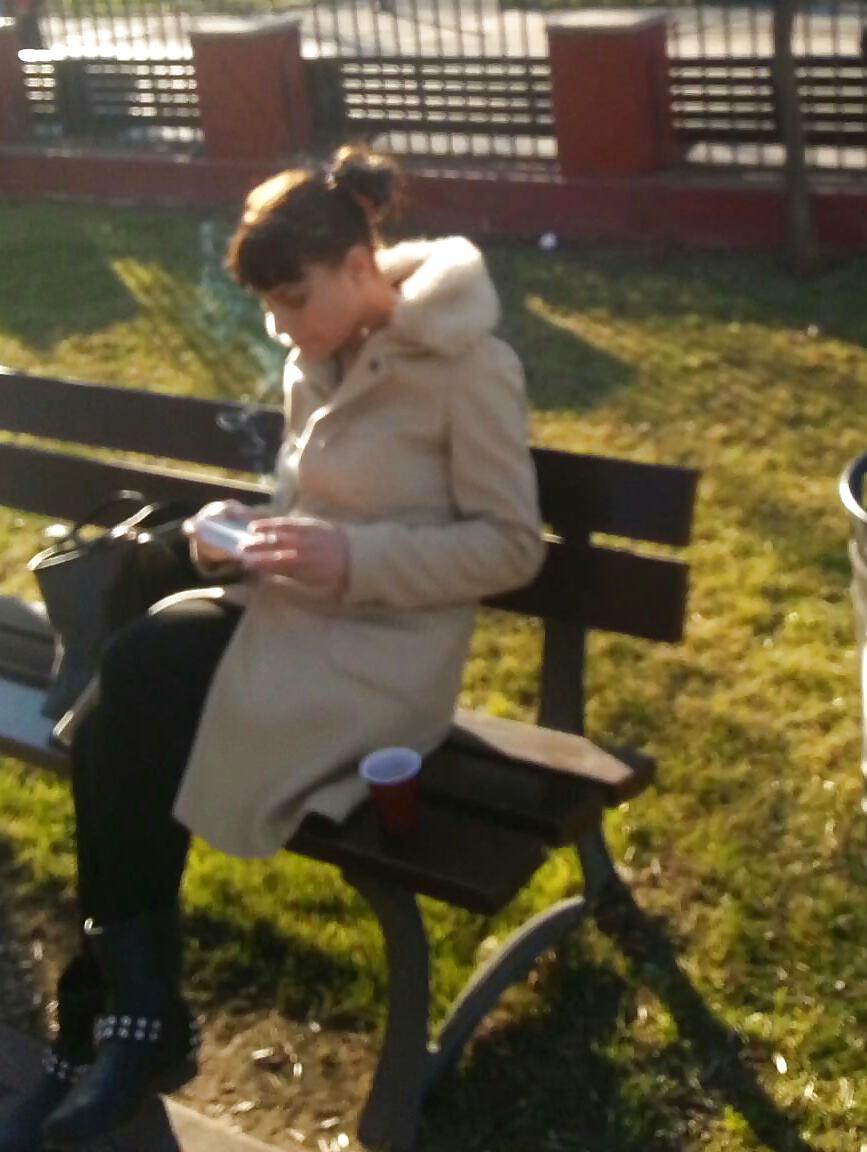 5P Sweet girl single in parck romanian