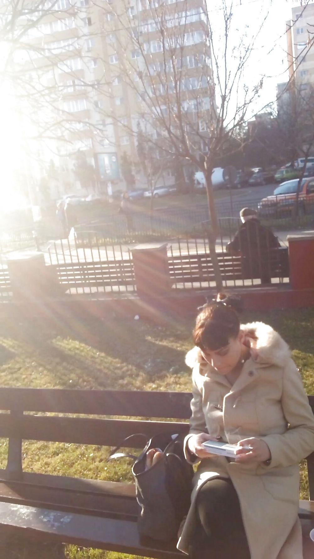 5P Sweet girl single in parck romanian
